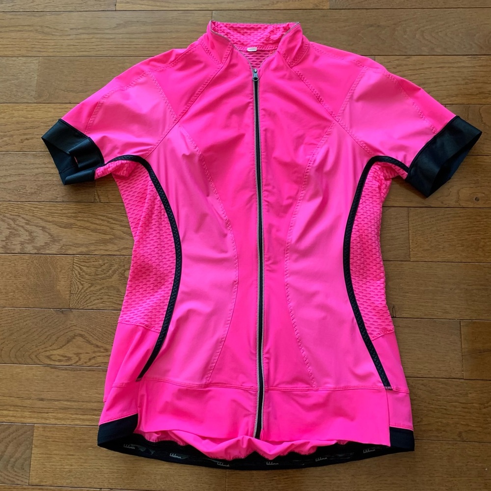 💕LULULEMON PACELINE JERSEY-PINKELICIOUS,12💕 - Picture 1 of 16